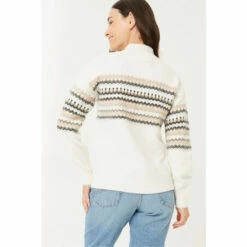 Fat Face FatFace Natural Mabel Fairisle Jumper -FatFaceshop unnamed file 1797