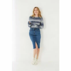 Fat Face FatFace Blue Darcey Stripe Jumper -FatFaceshop unnamed file 1809