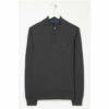 Fat Face FatFace Grey Braunton Half Neck Jumper -FatFaceshop unnamed file 1827