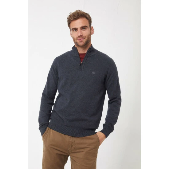 unnamed-file-1828.jpg Fat Face FatFace Grey Braunton Half Neck Jumper -FatFaceshop unnamed file 1828