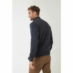 Fat Face FatFace Grey Braunton Half Neck Jumper 4 Fat Face FatFace Grey Braunton Half Neck Jumper -FatFaceshop unnamed file 1829