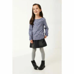 Fat Face FatFace Blue Ditsy Print T-Shirt