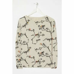 Fat Face FatFace Natural Bird Print Jumper