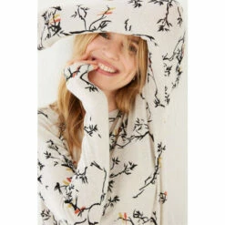 Fat Face FatFace Natural Bird Print Jumper -FatFaceshop unnamed file 1854