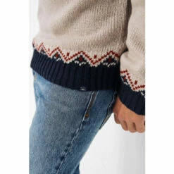 Fat Face FatFace Natural Glencoe Skiier Crew Jumper -FatFaceshop unnamed file 1859