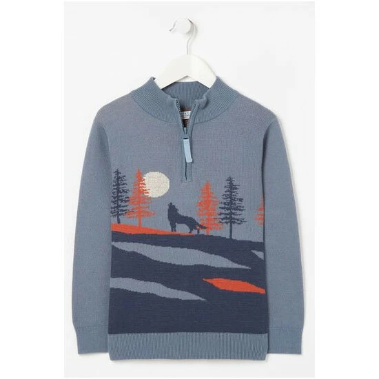 unnamed-file-1874.jpg Fat Face FatFace Blue Wolf Scene Knitted Half Neck Jumper -FatFaceshop unnamed file 1874