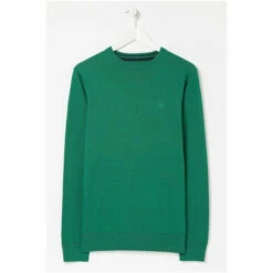 Fat Face FatFace Green Braunton Crew Neck Jumper -FatFaceshop unnamed file 1883