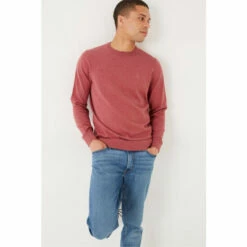 Fat Face FatFace Pink Braunton Crew Neck Jumper