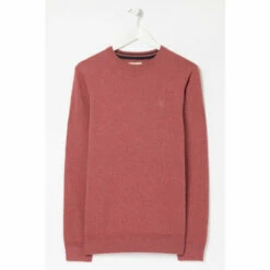 Fat Face FatFace Pink Braunton Crew Neck Jumper -FatFaceshop unnamed file 1887