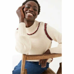 Fat Face FatFace Natural Claire Crafted Jumper