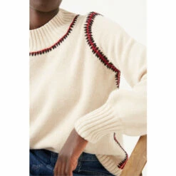 Fat Face FatFace Natural Claire Crafted Jumper -FatFaceshop unnamed file 1898