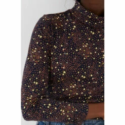 Fat Face FatFace Blue Selina Textured Dot Top -FatFaceshop unnamed file 192