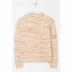 Fat Face FatFace Orange Laura Space Dye Jumper -FatFaceshop unnamed file 1925