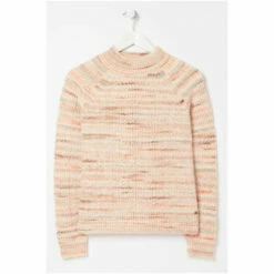 Fat Face FatFace Orange Laura Space Dye Jumper -FatFaceshop unnamed file 1926