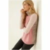 Fat Face FatFace Pink Rose Cashmere Jumper