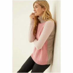 Fat Face FatFace Pink Rose Cashmere Jumper