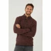 Fat Face FatFace Red Hove Twist Half Neck Jumper