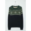 Fat Face FatFace Green Hornsea Pattern Jumper