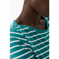 Fat Face FatFace Green Organic Cotton Breton T-Shirt -FatFaceshop unnamed file 2