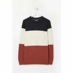 Fat Face FatFace Blue Colour Block Crew Jumper 5 Fat Face FatFace Blue Colour Block Crew Jumper -FatFaceshop unnamed file 2010