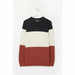 Fat Face FatFace Blue Colour Block Crew Jumper 6 Fat Face FatFace Blue Colour Block Crew Jumper -FatFaceshop unnamed file 2011