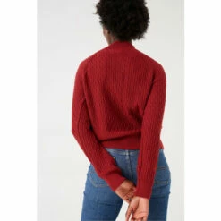 Fat Face FatFace Red Gabby Jumper -FatFaceshop unnamed file 2015