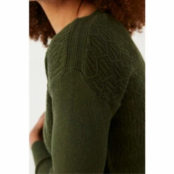 Fat Face FatFace Sophie Green Boat Neck Jumper -FatFaceshop unnamed file 2060