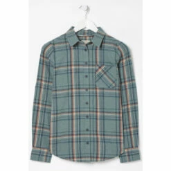 Fat Face FatFace Green Olivia Check Shirt 4 Fat Face FatFace Green Olivia Check Shirt -FatFaceshop unnamed file 2067