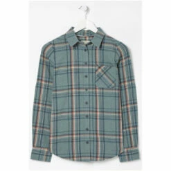 Fat Face FatFace Green Olivia Check Shirt 5 Fat Face FatFace Green Olivia Check Shirt -FatFaceshop unnamed file 2068