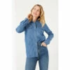 Fat Face FatFace Blue Durham Denim Shirt -FatFaceshop unnamed file 2078