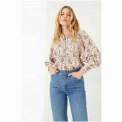Fat Face FatFace Natural Austell Floral Craft Shirt