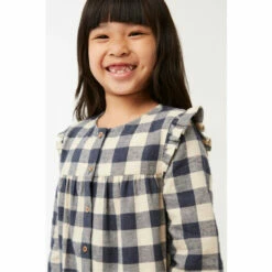 Fat Face FatFace Blue Check Shirt -FatFaceshop unnamed file 2104