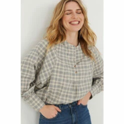 Fat Face FatFace Natural Austell Check Shirt