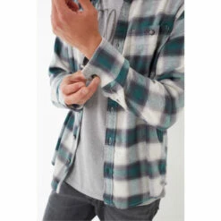 Fat Face FatFace Green Buffalo Check Shirt -FatFaceshop unnamed file 2118