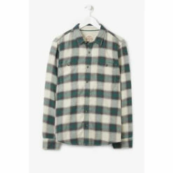 Fat Face FatFace Green Buffalo Check Shirt -FatFaceshop unnamed file 2119