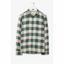 Fat Face FatFace Green Buffalo Check Shirt -FatFaceshop unnamed file 2120