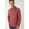 Fat Face Orange Chesil Gingham Shirt -FatFaceshop unnamed file 2121