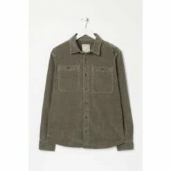 Fat Face Grey Cord 2 Pocket Shirt -FatFaceshop unnamed file 2151