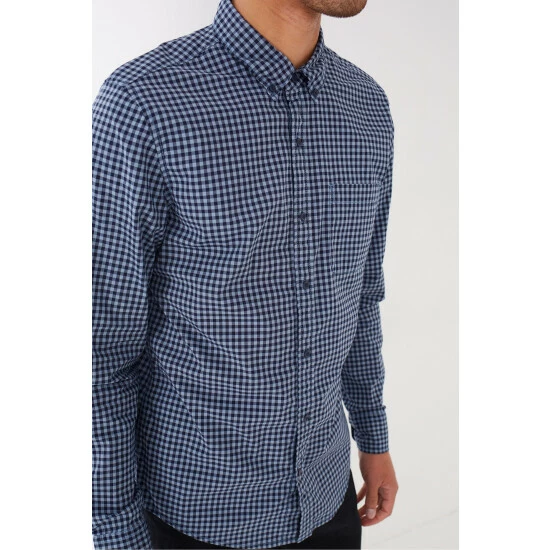 unnamed-file-2155.jpg Fat Face FatFace Blue Slim Hove Gingham Shirt -FatFaceshop unnamed file 2155