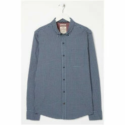 Fat Face FatFace Blue Slim Hove Gingham Shirt 6 Fat Face FatFace Blue Slim Hove Gingham Shirt -FatFaceshop unnamed file 2157