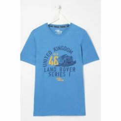 Fat Face FatFace Blue Land Rover 48 Graphic T-Shirt -FatFaceshop unnamed file 216