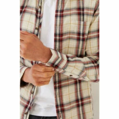 Fat Face FatFace Natural Chesil Windowpane Shirt -FatFaceshop unnamed file 2160