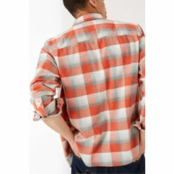 Fat Face FatFace Orange Ombré Check Shirt -FatFaceshop unnamed file 2171
