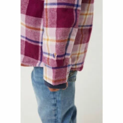 Fat Face FatFace Pink Riley Check Shacket -FatFaceshop unnamed file 2188