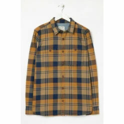 Fat Face FatFace Yellow Grid Check Shirt -FatFaceshop unnamed file 2199