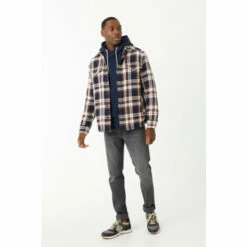 Fat Face FatFace Blue Ryton Check Overshirt 4 Fat Face FatFace Blue Ryton Check Overshirt -FatFaceshop unnamed file 2217