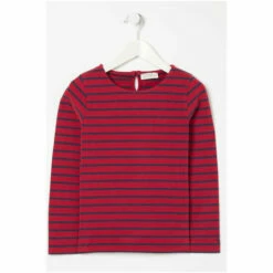 Fat Face Red Breton Stripe T-Shirt -FatFaceshop unnamed file 222