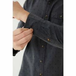 Fat Face FatFace Grey Geo Print Shirt -FatFaceshop unnamed file 2224