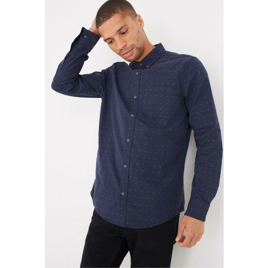 unnamed-file-2227.jpg Fat Face FatFace Blue Copper & Black Slim Dobby Shirt -FatFaceshop unnamed file 2227