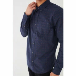 Fat Face FatFace Blue Copper & Black Slim Dobby Shirt 4 Fat Face FatFace Blue Copper & Black Slim Dobby Shirt -FatFaceshop unnamed file 2229